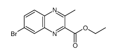 ethyl 7-bromo-3-methylquinoxaline-2-carboxylate Structure