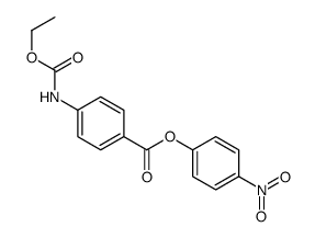 (4-nitrophenyl) 4-(ethoxycarbonylamino)benzoate结构式