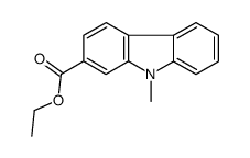 ethyl 9-methylcarbazole-2-carboxylate结构式