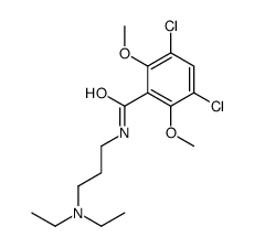 3,5-dichloro-N-[3-(diethylamino)propyl]-2,6-dimethoxybenzamide结构式