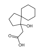 2-(4-hydroxyspiro[4.5]decan-4-yl)acetic acid结构式