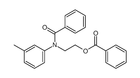 2-(N-benzoyl-3-methylanilino)ethyl benzoate Structure
