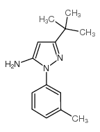 3-叔丁基-1-(3-甲基苯基)-1H-吡唑-5-胺图片