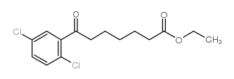 ethyl 7-(2,5-dichlorophenyl)-7-oxoheptanoate结构式