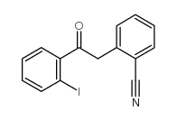 2-(2-CYANOPHENYL)-2'-IODOACETOPHENONE结构式
