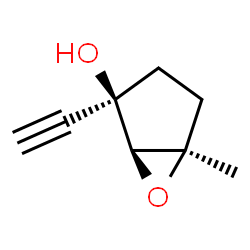 6-Oxabicyclo[3.1.0]hexan-2-ol, 2-ethynyl-5-methyl-, (1alpha,2beta,5alpha)- (9CI)结构式