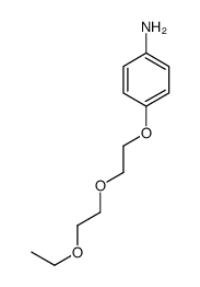 4-(2-(2-Ethoxyethoxy)ethoxy)aniline Structure