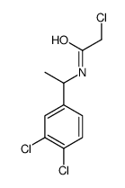 2-chloro-N-[1-(3,4-dichlorophenyl)ethyl]acetamide Structure