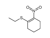 1-ethylthio-2-nitro-1-cyclohexene结构式
