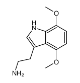 2-(4,7-DIMETHOXY-1H-INDOL-3-YL)-ETHYLAMINE structure