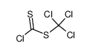 trichloromethyl chlorodithioformate结构式