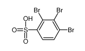 2,3,4-tribromobenzenesulfonic acid Structure