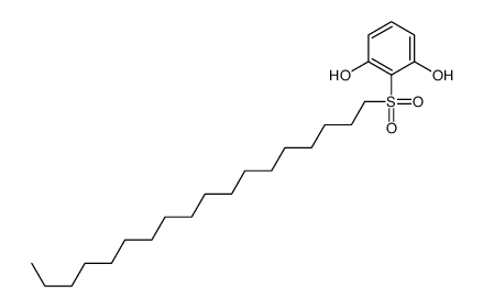 2-octadecylsulfonylbenzene-1,3-diol Structure