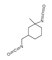 1-isocyanato-3-(isocyanatomethyl)-1-methylcyclohexane结构式