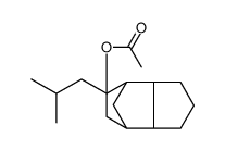 Octahydro-5-isobutyl-4,7-methano-1H-inden-5-yl acetate Structure