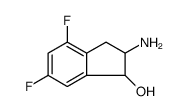 1H-Inden-1-ol, 2-amino-4,6-difluoro-2,3-dihydro Structure