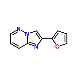 2-(2-Furyl)imidazo[1,2-b]pyridazin结构式