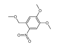 4,5-Dimethoxy-2-nitrobenzyl methyl ether Structure