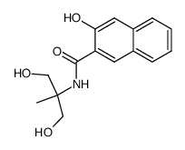 3-Hydroxy-naphthalene-2-carboxylic acid (2-hydroxy-1-hydroxymethyl-1-methyl-ethyl)-amide Structure