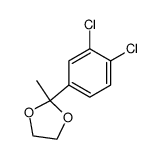 2-(3,4-dichlorophenyl)-2-methyl-1,3-dioxolane Structure