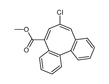 7-Chlordibenzocycloocten-5-carbonsaeure-methylester Structure