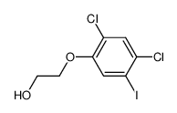 2-(2,4-dichloro-5-iodo-phenoxy)-ethanol Structure