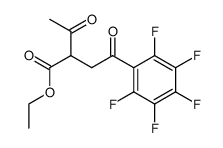 Pentafluorophenacylacetoacetic ester Structure