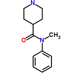 N-Methyl-N-phenyl-4-piperidinecarboxamide Structure