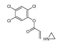 aziridine,(2,4,5-trichlorophenyl) prop-2-enoate结构式