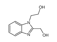 1-Benzimidazoleethanol,2-(hydroxymethyl)-(6CI) structure