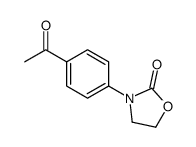 3-(4-acetylphenyl)-1,3-oxazolidin-2-one Structure