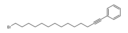 14-bromo-1-phenyl-tetradec-1-yne Structure