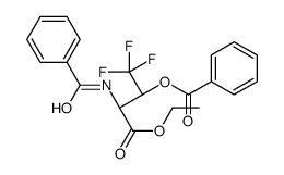 (2S,3S)-3-Benzamido-4-ethoxy-1,1,1-trifluoro-4-oxobutan-2-yl benzoate结构式