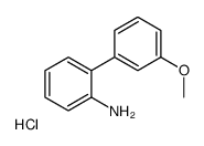 2-(3-Methoxyphenyl)aniline hydrochloride, 3'-Methoxy-[1,1'-biphenyl]-2-amine hydrochloride Structure