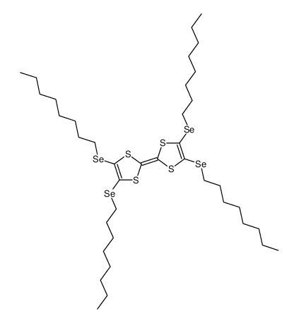 4,5,4',5'-Tetrakis-octylselanyl-[2,2']bi[[1,3]dithiolylidene] Structure
