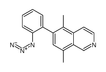 6-(2-azidophenyl)-5,8-dimethylisoquinoline结构式