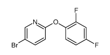 5-bromo-2-(2,4-difluoro-phenoxy)-pyridine结构式