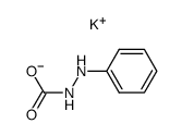 3-phenyl-carbazic acid , potassium-salt结构式