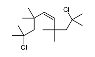 2,9-dichloro-2,4,4,7,7,9-hexamethyldec-5-ene Structure