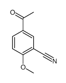 5-acetyl-2-methoxybenzonitrile Structure