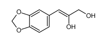 3-(1,3-benzodioxol-5-yl)prop-2-ene-1,2-diol Structure