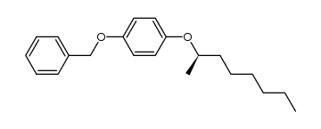 R-1-Methylheptyl 4-benzyloxyphenyl ether Structure