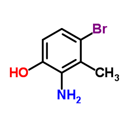 2-Amino-4-bromo-3-methylphenol Structure