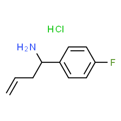 1-(4-Fluorophenyl)but-3-enylamine hcl structure