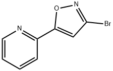 2-(3-Bromo-1,2-oxazol-5-yl)pyridine Structure