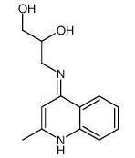 3-[(2-methylquinolin-4-yl)amino]propane-1,2-diol结构式