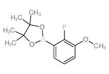 2-Fluoro-3-methoxyphenylboronic acid pinacol ester structure