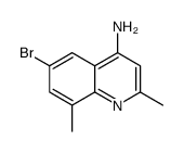 4-Amino-6-bromo-2,8-dimethylquinoline Structure