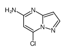 7-chloropyrazolo[1,5-a]pyrimidin-5-amine结构式