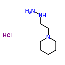 1-(2-(piperidin-1-yl)ethyl)hydrazine hydrochloride Structure